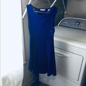 🦋Tea’n’Rose Royal Blue Mini Dress